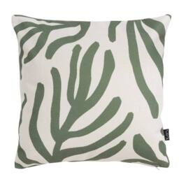 icon Abstract Leaf Kyoto Set of 2 Outdoor Cushion in Beige - Size: 43 cm x 43 cm - thumbnail 2