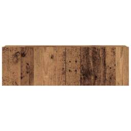 Berkfield Home Classic 7 Piece TV Cabinet Set Wall-mounted Old Wood Engineered Wood in Brown - thumbnail 7