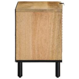 Berkfield Home TV Cabinet Brown 80x31.5x46 cm Solid Wood Mango - thumbnail 4