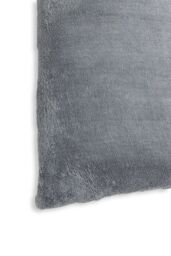 BHS Microfleece Cushion in Charcoal - Size: 59 cm x 59 cm - thumbnail 3