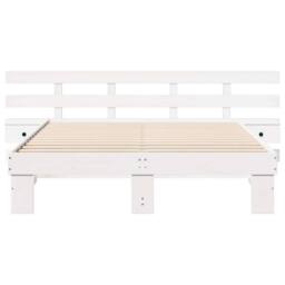 Berkfield Home Modern with Drawer White 150 x 200 cm Wood - thumbnail 5