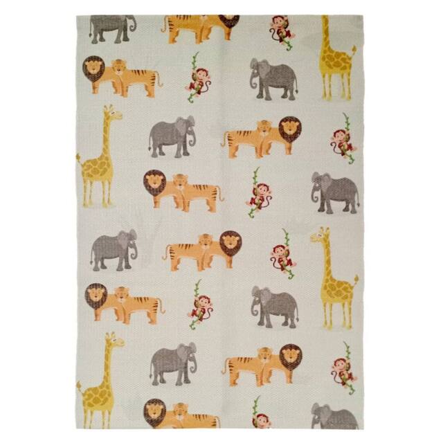 New Edge Blinds Printed Rug - Safari Animals - Size: 60 cm x 90 cm - image 1