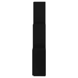 Berkfield Home Wall Cube Shelf Black 78x15x93 cm Engineered Wood - Size: 78 x 15 x 93 cm - thumbnail 5