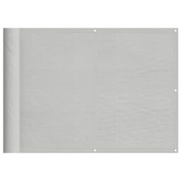 Berkfield Home Balcony Screen Light Grey 75x300 cm 100% Polyester Oxford - thumbnail 2