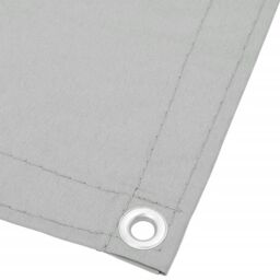 Berkfield Home Balcony Screen Light Grey 75x300 cm 100% Polyester Oxford - thumbnail 4