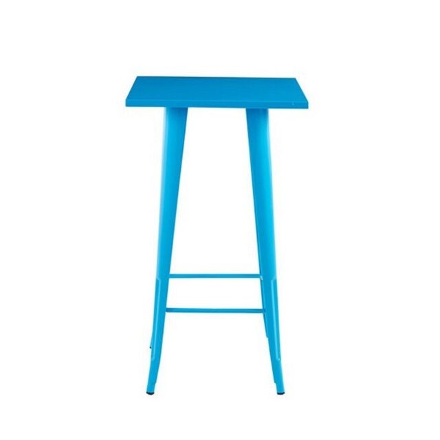 Minster Garden Bar Table - Metal - L60 x W60 x H115 cm - Blue - Size: 1 Pack - image 1