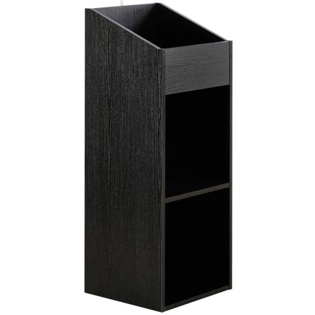 VOGREX Black 2 Level Modern Vinyl Record Storage Unit LP Holder - image 1