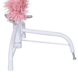 Berkfield Home Artificial Half Christmas Tree with Stand Pink 150 cm PVC - thumbnail 7
