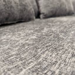 Furnishings For Less UK Zina Fabric L Shaped Corner Sofa Right Hand Facing 3-4 Seater Chenille in Grey - thumbnail 5