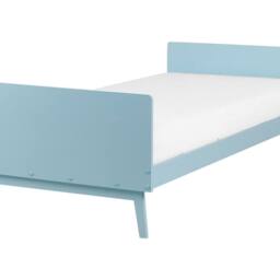Wyld and Coco Blue Pine Single Bed Frame 90 x 200 cm Slatted - thumbnail 2