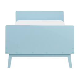Wyld and Coco Blue Pine Single Bed Frame 90 x 200 cm Slatted - thumbnail 4