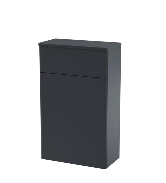Balterley Bathroom Floor Concealed Cistern WC Toilet Unit, Dark Grey, 500mm in Grey - image 1