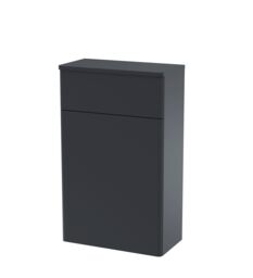 Balterley Bathroom Floor Concealed Cistern WC Toilet Unit, Dark Grey, 500mm in Grey - thumbnail 1