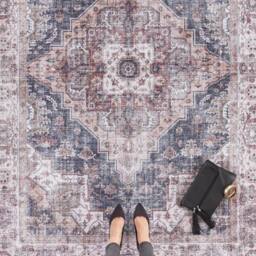 THE RUGS Palma Indoor Outdoor Reversible Rug Durable Soft for Living Room in Grey - Size: 120 cm x 170 cm - thumbnail 3