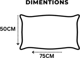 Homes-Linen Premium Percale Pillowcases 180 Thread Count Hotel Quality 2 Pack Set in Cream - Size: Standard Pillow Case - thumbnail 2
