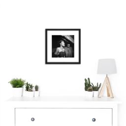 Artery8 Gottlieb Jazz Legend Singer Billie Holiday 1947 Photo 8X8 Inch Square Wooden Framed Wall Art Print Picture with Mount in Black - thumbnail 2