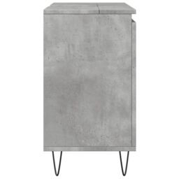Berkfield Home Bathroom Cabinet Concrete Grey 58x33x60 cm Engineered Wood - Size: 58 x 33 x 60 cm - thumbnail 5