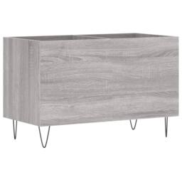 Berkfield Home Record Cabinet Grey Sonoma 74.5x38x48 cm Engineered Wood - thumbnail 6