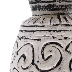 Serenityy Lombok Swirls Shaped Ceramic Vase - Cream - thumbnail 6