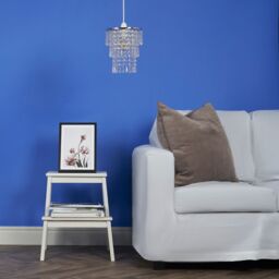 ValueLights Acrylic Droplets Silver Ceiling Pendant Droplets Shade - thumbnail 1
