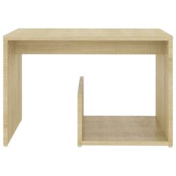 Berkfield Home Side Table Sonoma Oak 59x36x38 cm Engineered Wood in Brown - Size: 59 x 36 x 38 cm - thumbnail 4