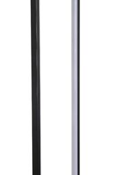 Living and Home Metal Rectangular LED Floor Lamp with Black Base - thumbnail 7