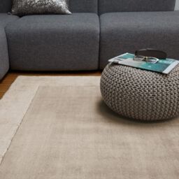 The Rug Shop UK Handmade Modern Wool Easy To Clean Stain-Resistant Rug in Beige - Size: 200 cm x 290 cm - thumbnail 1