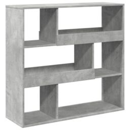 Berkfield Home Book Cabinet/Room Divider Concrete Grey 100x33x94.5 cm - thumbnail 2