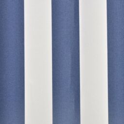 Berkfield Home Awning Top Sunshade Canvas Blue & White 4 x 3 m - thumbnail 3