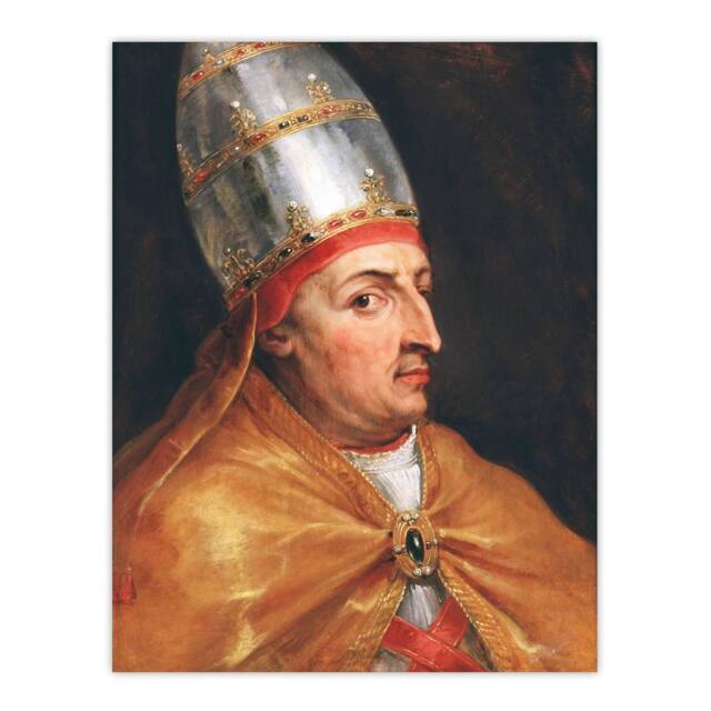 "Artery8 Peter Paul Rubens Portrait of Pope Nicholas V Wall Art Print - Size: W12"" x H16""" - image 1
