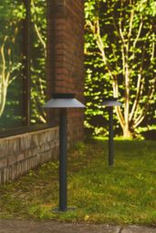 Nordlux Modern Outdoor Garden Post Black Metal SolarLed Light, IP44 - thumbnail 4