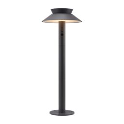 Nordlux Modern Outdoor Garden Post Black Metal SolarLed Light, IP44 - thumbnail 1