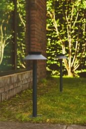 Nordlux Modern Outdoor Garden Post Black Metal SolarLed Light, IP44 - thumbnail 2