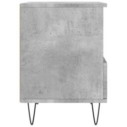 Berkfield Home Modern Bedside Cabinets 2 pcs Concrete Grey 40x35x50 cm Engineere - Size: 40 x 35 x 50 cm - thumbnail 8