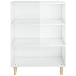 Berkfield Home Sideboard High Gloss White 69.5x32.5x90 cm Engineered Wood - thumbnail 3