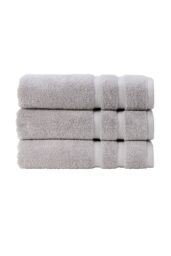 CHRISTY 'Signum' Heavyweight 100% Combed Cotton Towels in Light Grey - thumbnail 4