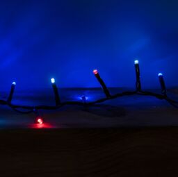 Samuel Alexander 125m 5000 LED TreeBrights Christmas String Lights with Timer in Blue White & Red - thumbnail 3
