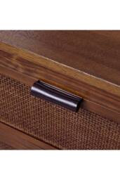 Teamson Home Hatteras Wooden Sideboard 3 Drawers 2 Doors in Walnut - thumbnail 8