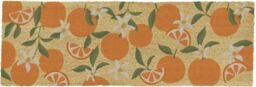 Artsy Mats Orange Pattern Coir Doormat (120 x 40cm) in Brown - Size: 40 cm x 120 cm - thumbnail 6