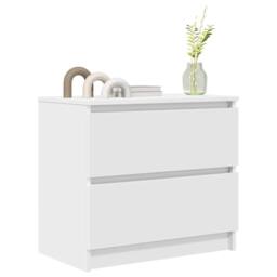 Berkfield Home TV Cabinet White 60x35x54 cm Engineered Wood - Size: 60 x 35 x 54 cm - thumbnail 4