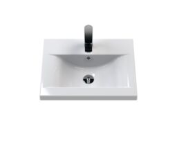 Balterley Wall Hung 2 Drawers Vanity Unit - Mid-Edge Basin 500mm, Satin Dark Grey - thumbnail 6
