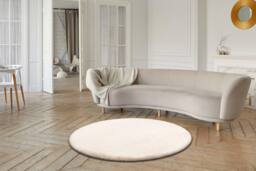 RugsX Teddy New Rug in Beige - Size: 160 cm diameter - thumbnail 4