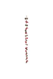 KDMD Cone & Red Berry Garland 180cm - thumbnail 1