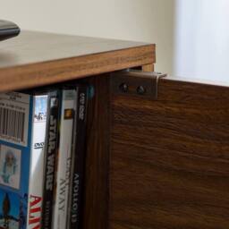 "Centurion Supports PORTOBELLO Walnut 6-Shelf Storage up to 65"" Flat Screen TV Cabinet" - thumbnail 8