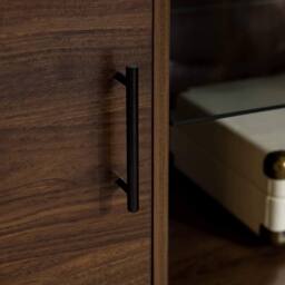 "Centurion Supports PORTOBELLO Walnut 6-Shelf Storage up to 65"" Flat Screen TV Cabinet" - thumbnail 7