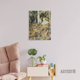 "Artery8 Il Solitario The Hermit in the Forest Sargent Canvas Wall Art Print - Size: W12"" x H16""" - thumbnail 3
