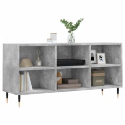 Berkfield Home TV Cabinet Concrete Grey 103.5x30x50 cm Engineered Wood - thumbnail 3