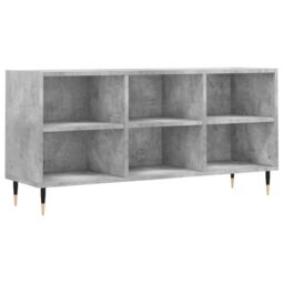 Berkfield Home TV Cabinet Concrete Grey 103.5x30x50 cm Engineered Wood - thumbnail 2
