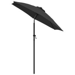 Berkfield Home Parasol Anthracite 200x224 cm Aluminium in Black - thumbnail 3
