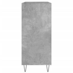 Berkfield Home Record Cabinet Concrete Grey 84.5x38x89 cm Engineered Wood - thumbnail 5